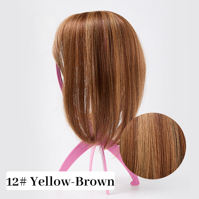 50% Christmas Discount🎅Natural Hair Toppers with Bangs for Women🛒