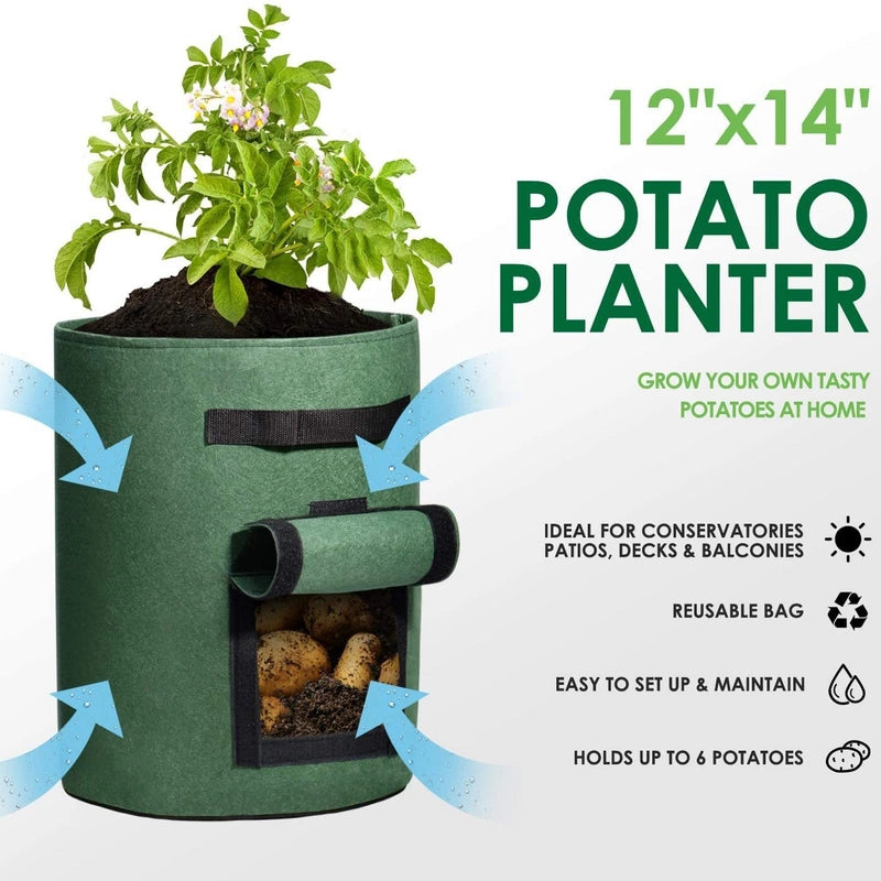 Basic Solid Color Nonwoven Planting Sack