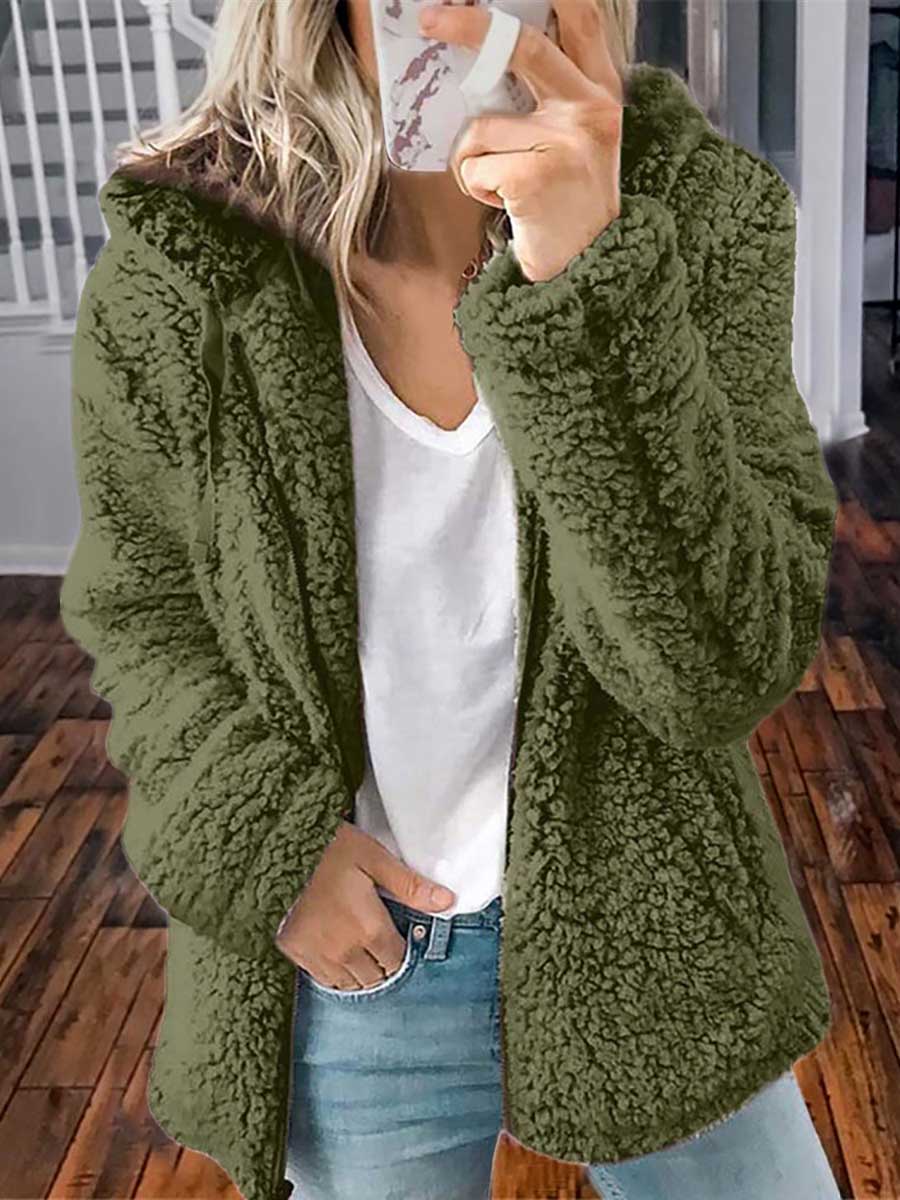 Hooded Fleece Jacket(9 colors)