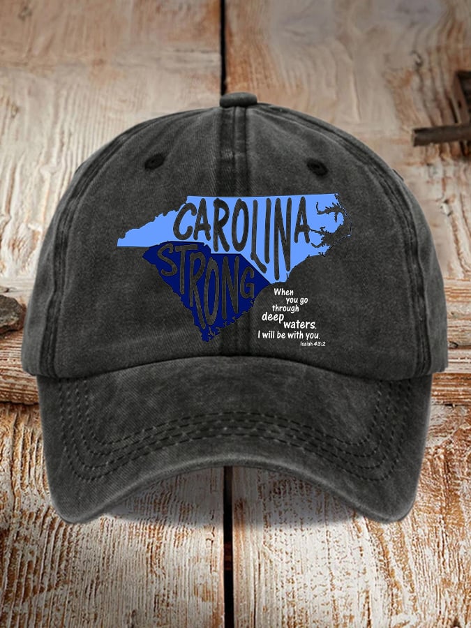 Men's and Women's Hurricane Helen Disaster Relief Washed and Distressed Hats
