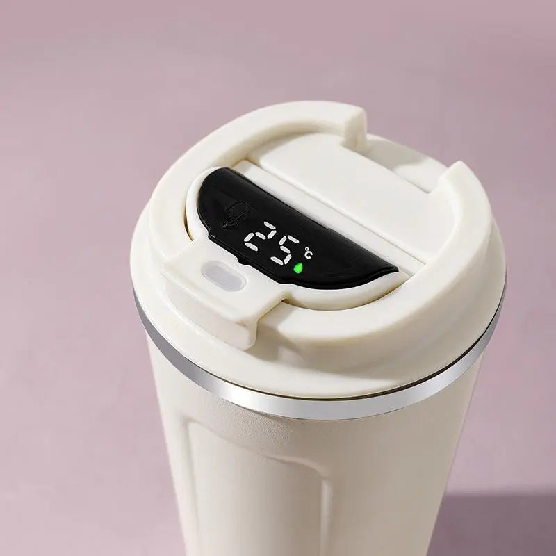 COFFEE CUP WITH TEMPERATURE DISPLAY