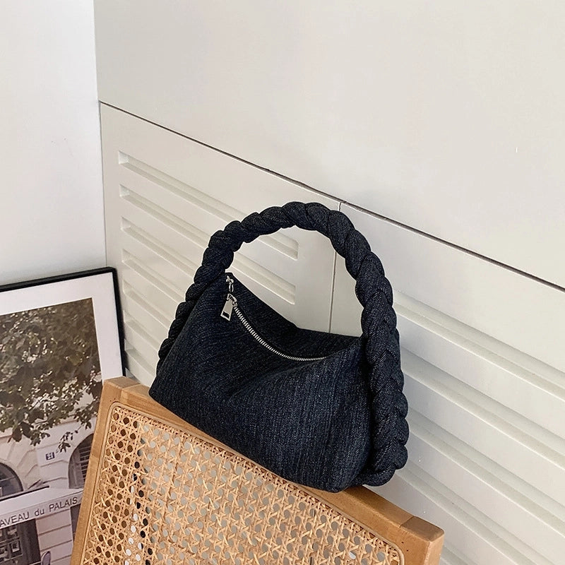 Women's Medium All Seasons Denim Classic Style Handbag