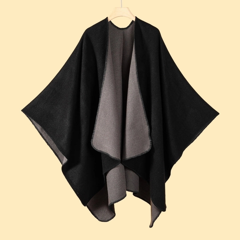 Women's Retro Graffiti Polyester Acrylic Oil Painting Shawl