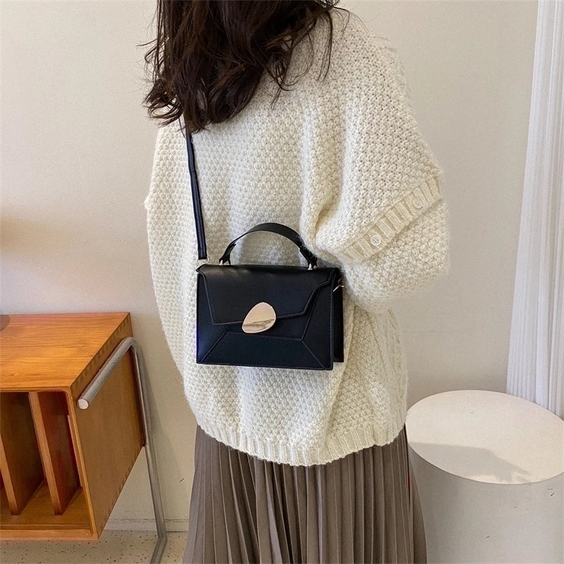 Women's Small All Seasons Pu Leather Streetwear Square Bag