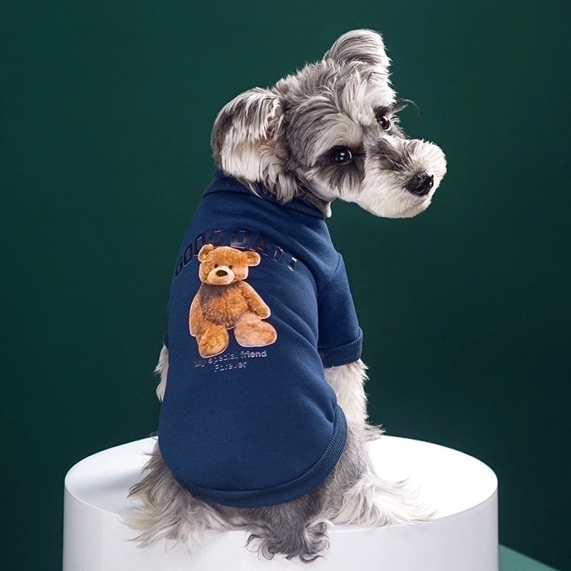 Cartoon Style Cute Polyester Bear Pet Clothing