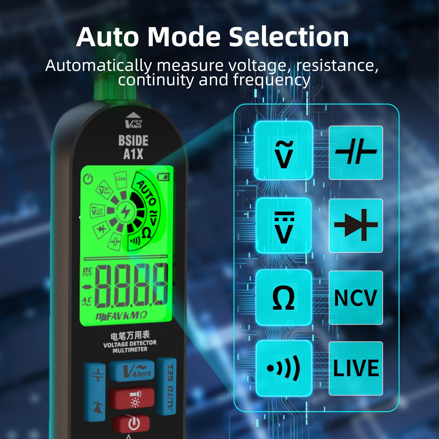 🔥49% OFF - BSIDE A1X Digital Multimeter