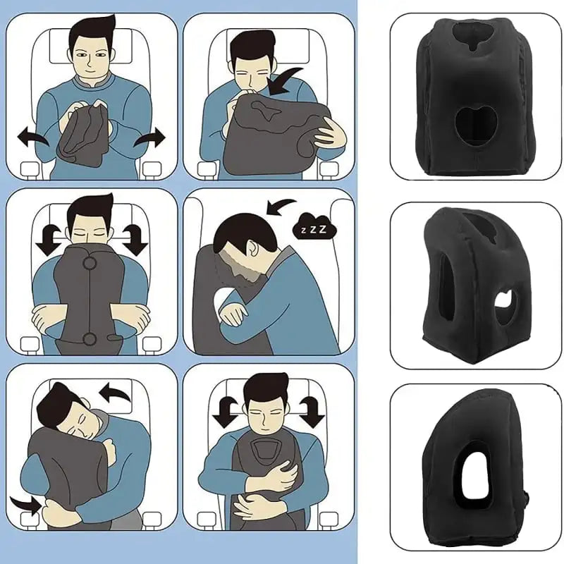 Inflatable Travel Pillow