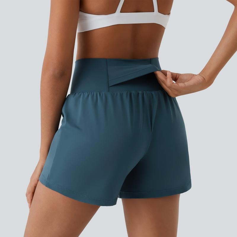 Halara Super High Waisted Back Pocket & Side Hidden Pocket 2-in-1 Yoga