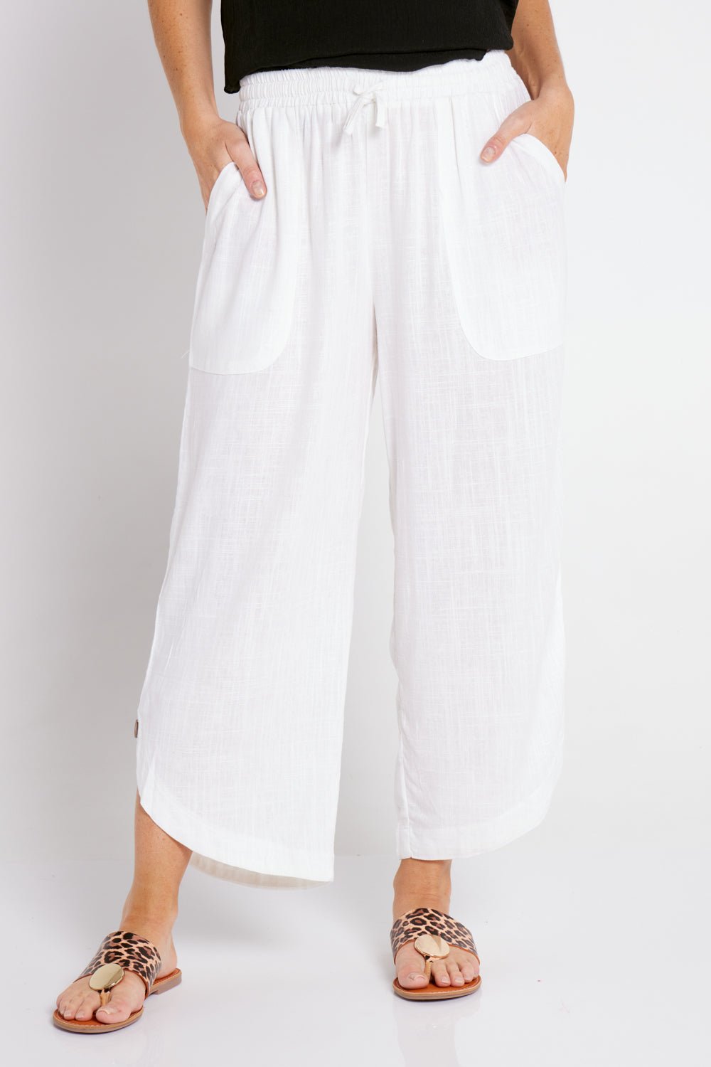 Linen Pants - Ivory