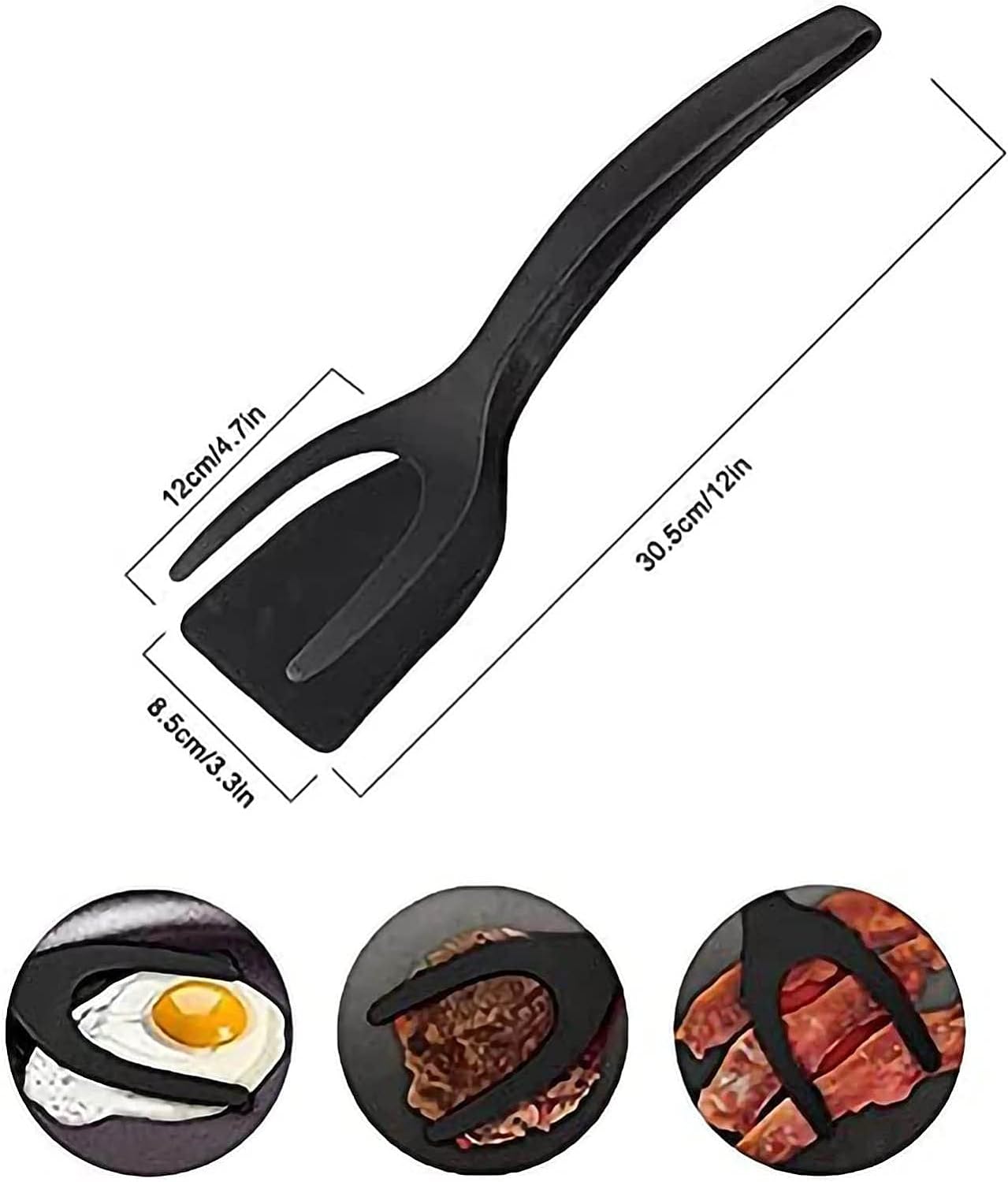 2 In 1 Kitchen Clamp Multifunctional Omelette Spatula