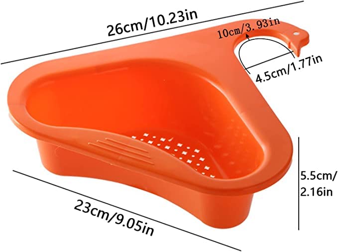 1Pc Swan Drain Rack Strainer. Multifunctional Kitchen Triangular Sink Filter