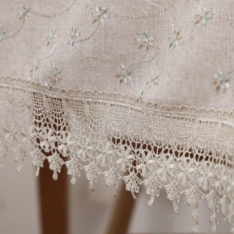 Pastoral Flower Cotton And Linen Tablecloths