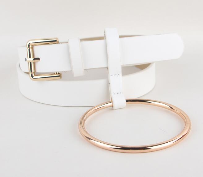 Basic Belt With Metal Ring