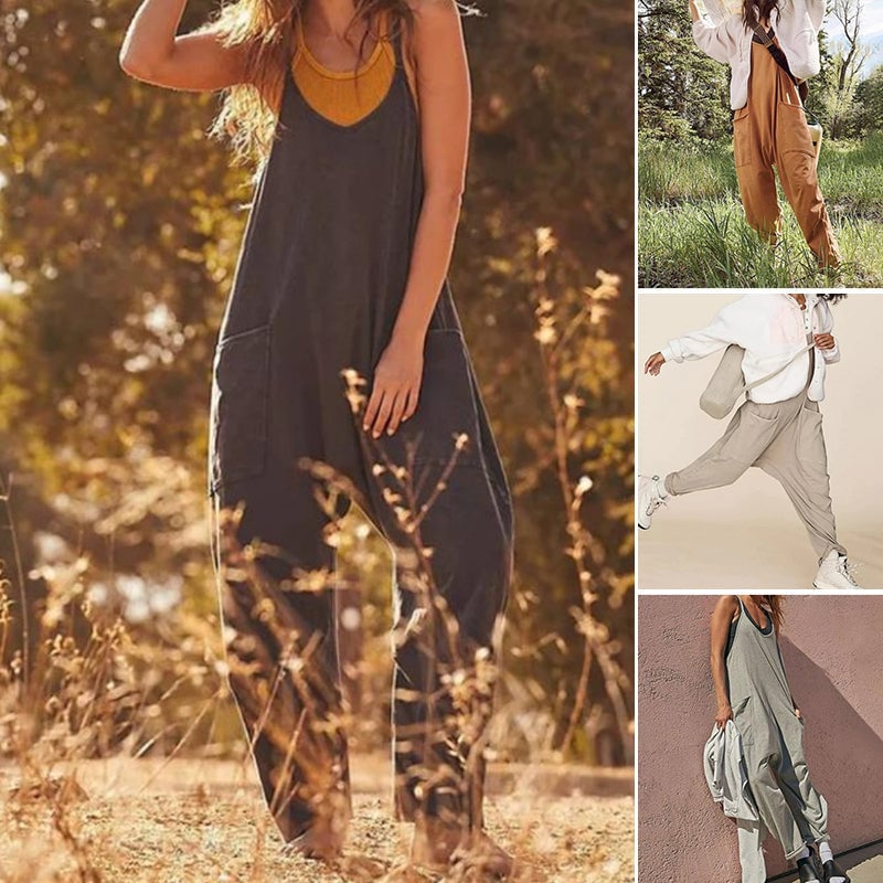 🍃New Wide Leg Jumpsuit with Pockets