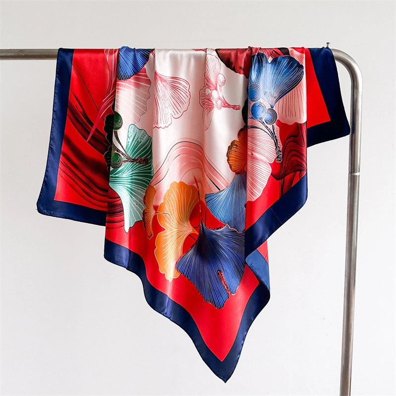 Women's Lady Minimalist Streetwear Printing Polyester Scarf