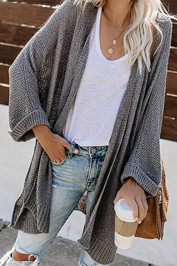 Lilipretty Long Sleeve Knit Cardigan