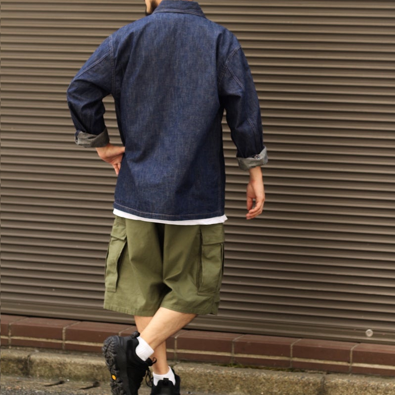 US ARMY 10.5 oz Denim Pullover Shirt