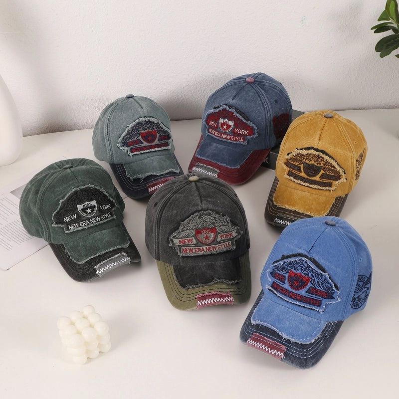Unisex Vintage Style Classic Style Letter Embroidery Curved Eaves Baseball Cap