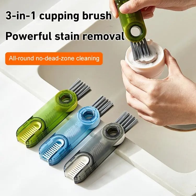 DJIWJDCDA 🔥Brush Cup Artifact🔥3-in-1 bendable cup lid brush