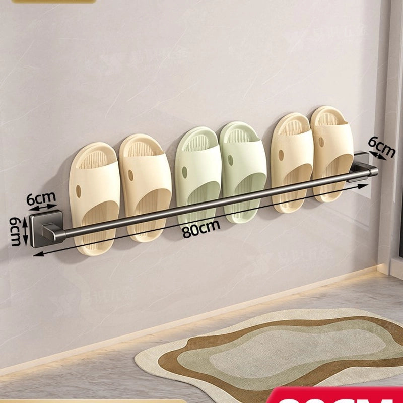 Casual Solid Color ABS Bathroom Racks