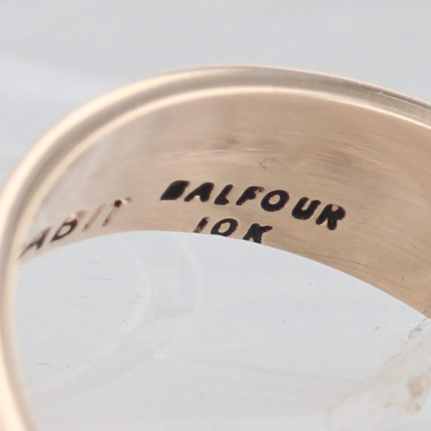 Masonic Yod Ring 10k Gold Size 9.75 Band 14th Degree Scottish Rite