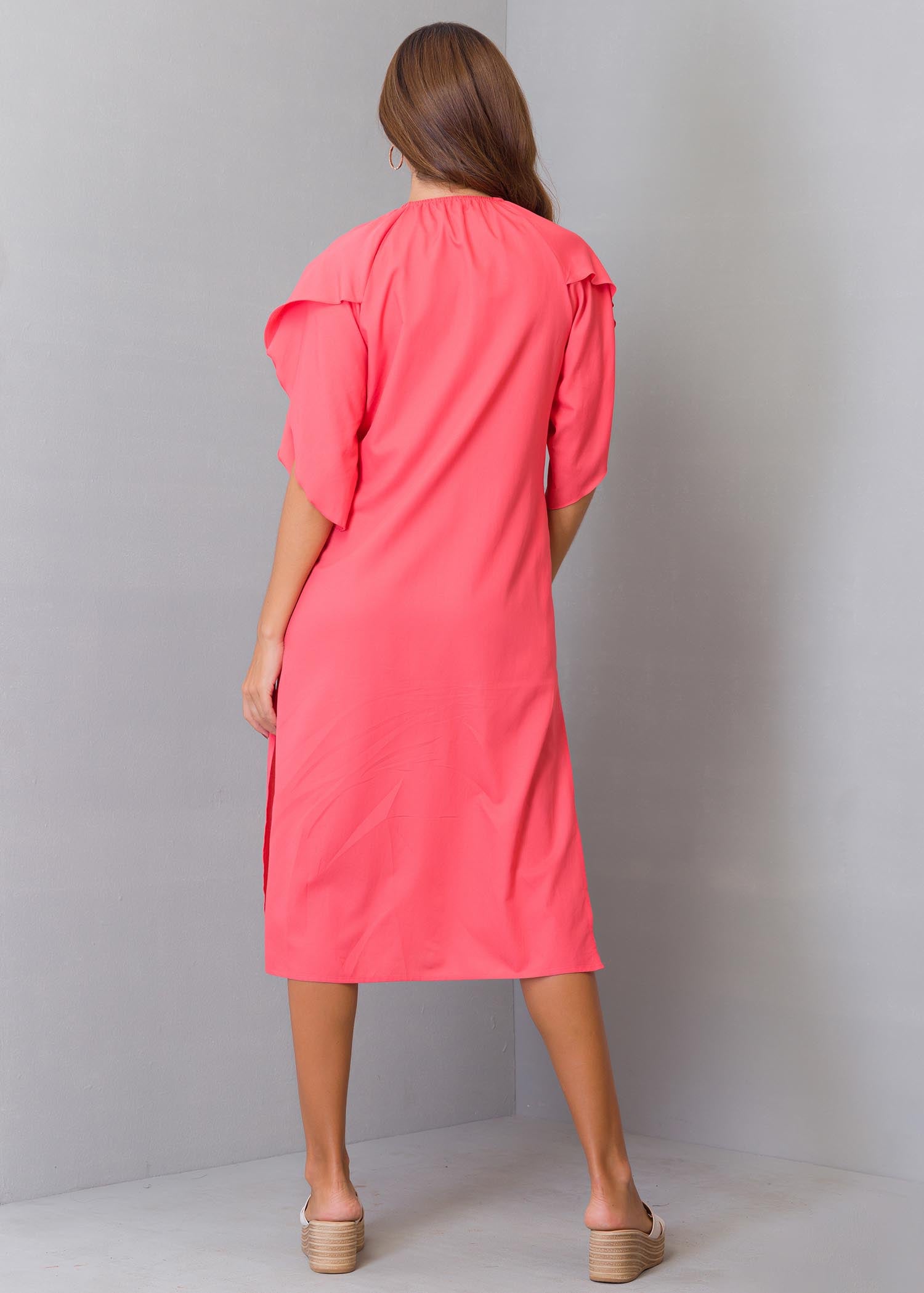 Tulip Sleeve Dress