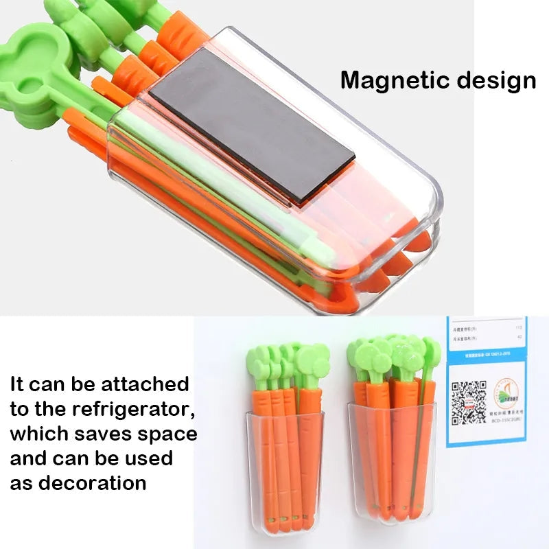 MAGNETIC CARROT SEALING CLIP