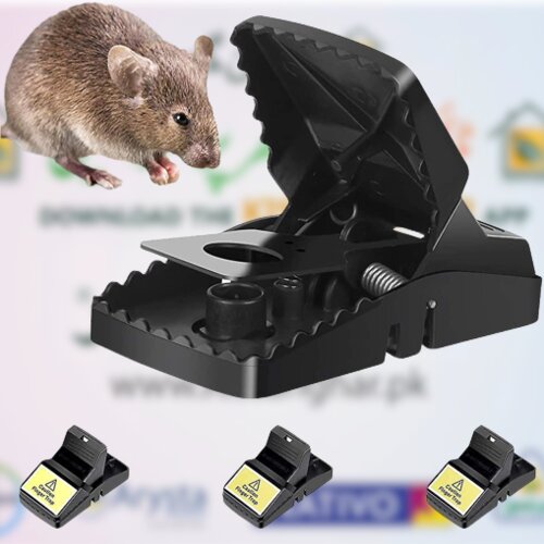 Portable and Reusable Heavy Duty Plastic Mouse Trap For Home Shop and Office