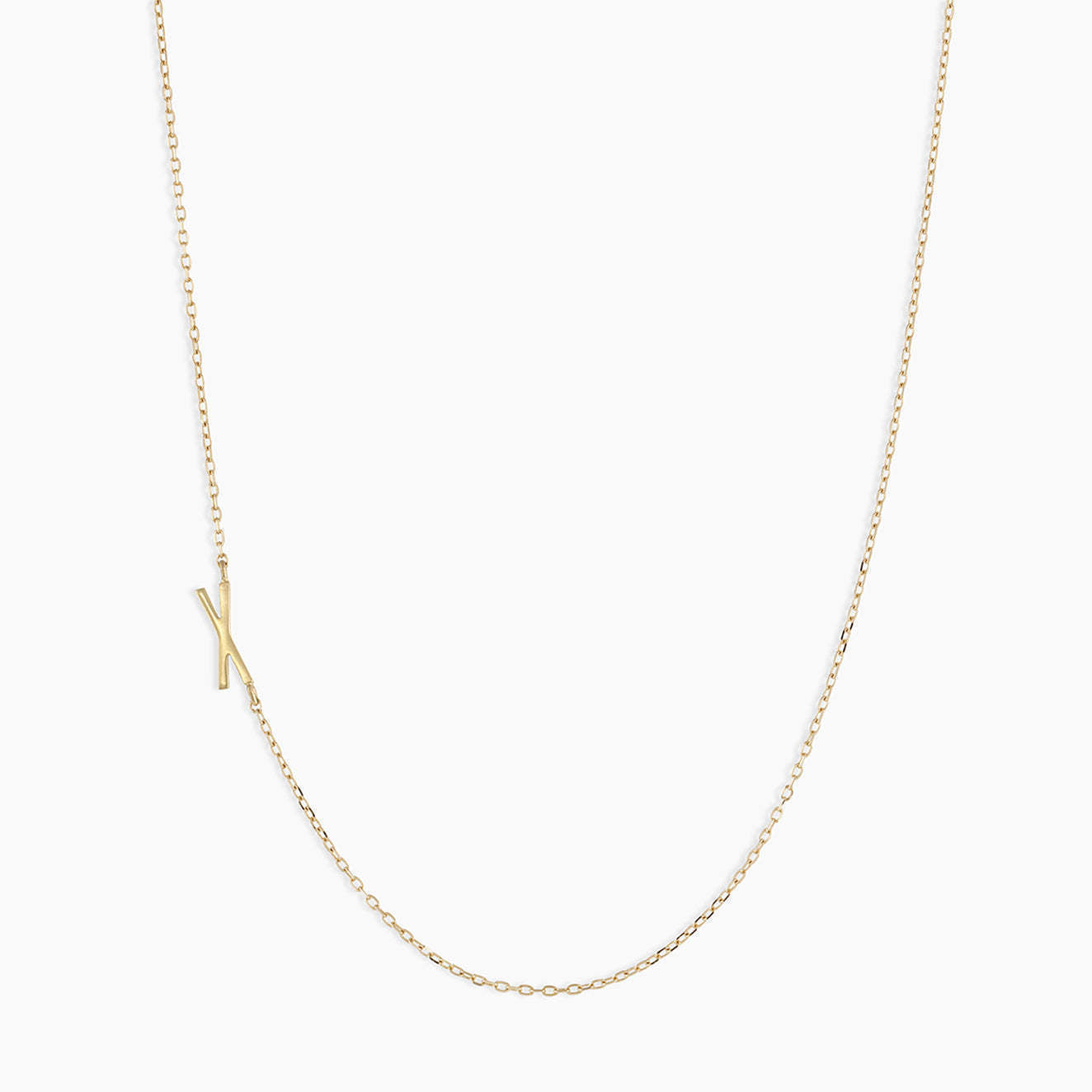 Minimalist Letter Geometric Titanium Steel Electroplating Necklaces