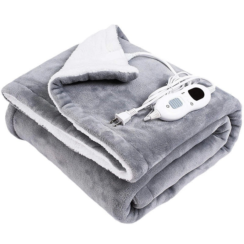 Casual Solid Color Flannel Fabric Electric Blanket Bedding