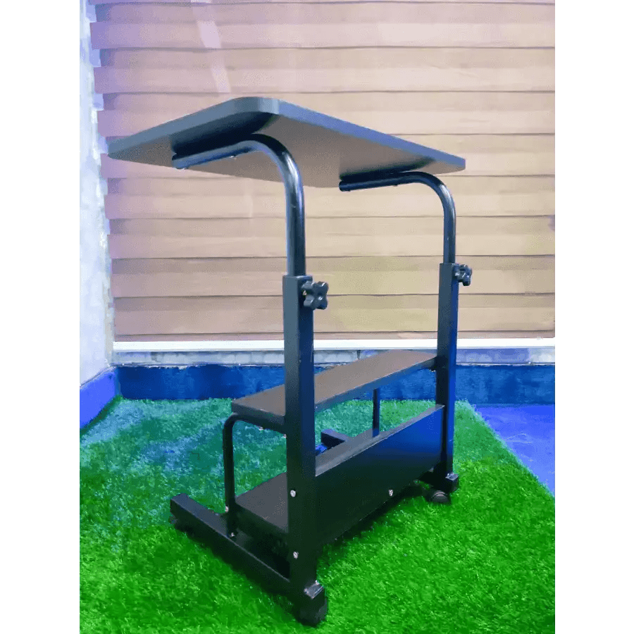 Double layer adjustable table