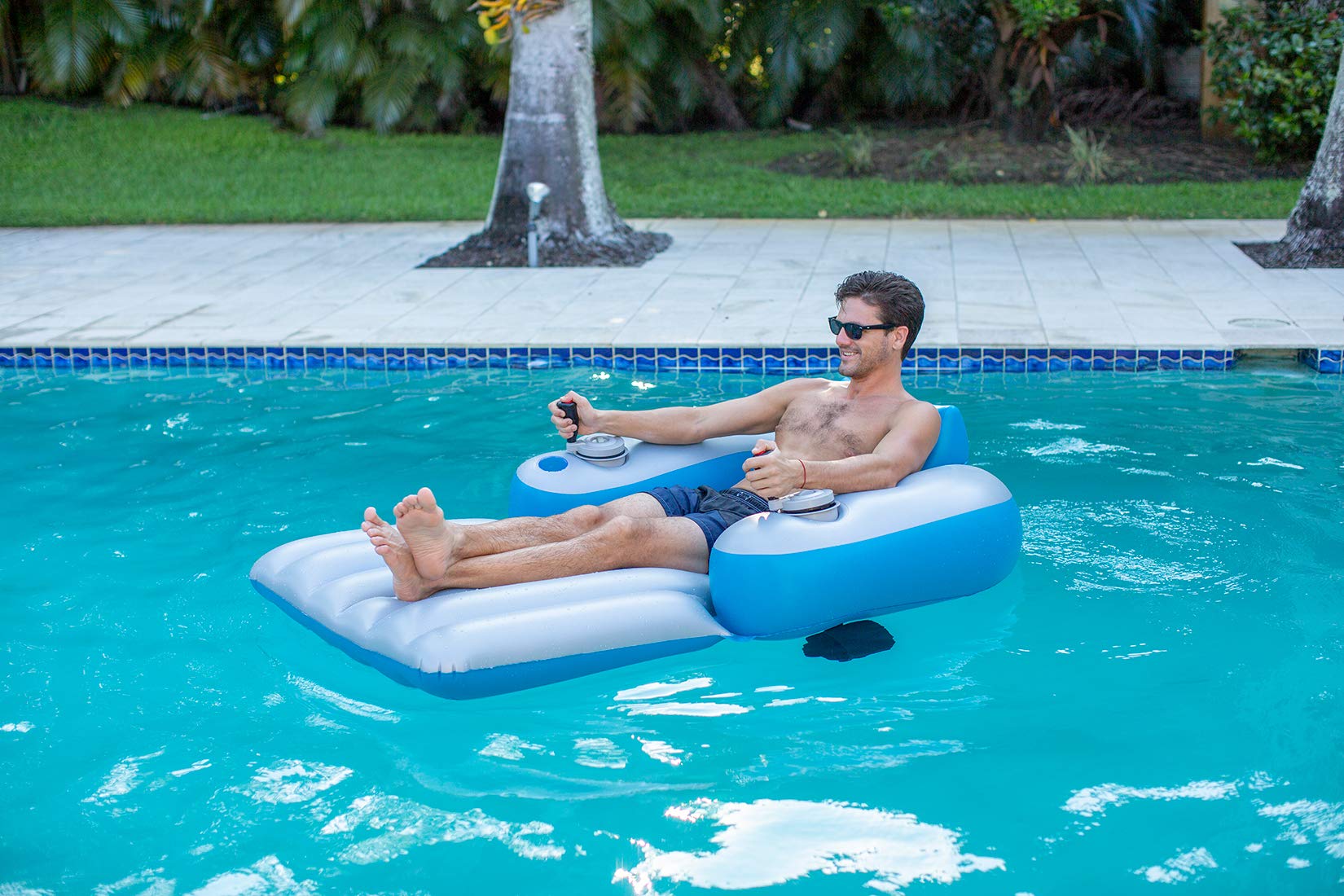 ⏰Last Day Sale $35.95💥Motorized Pool Lounger