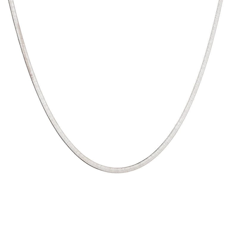 Minimalist Solid Color Stainless Steel Plating Necklace