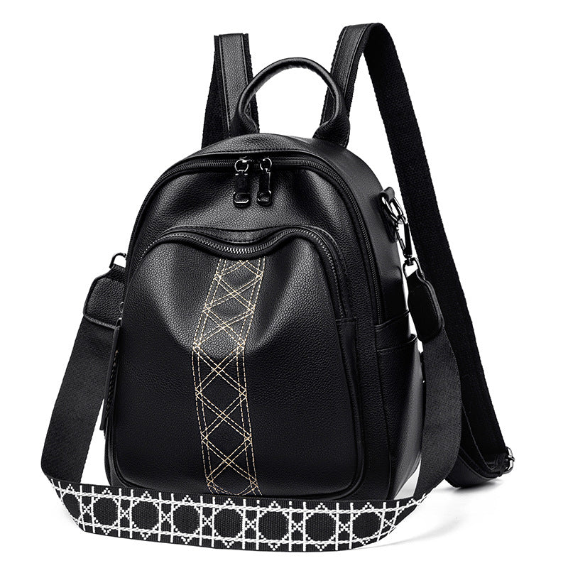 Fashionable Litchi Pattern  Women's Backpack