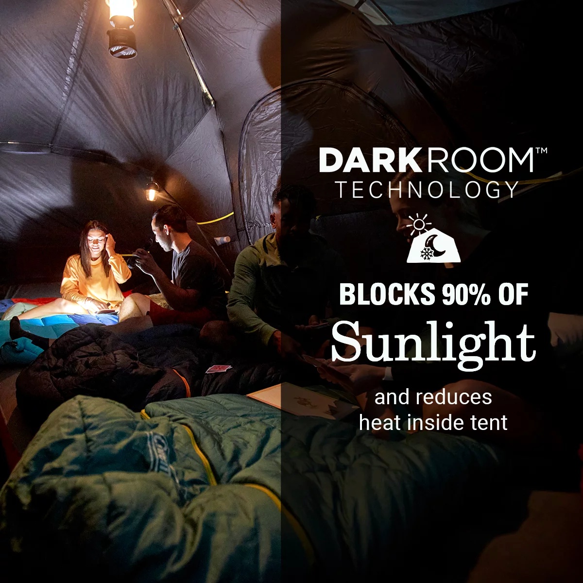 Skydome™ XL 10-Person Camping Tent with Dark Room™ Technology