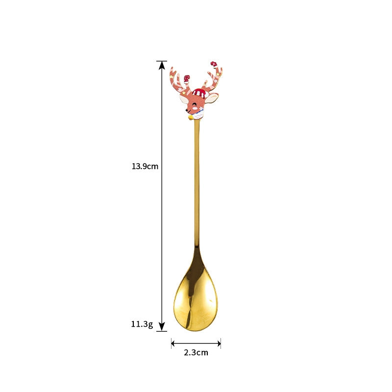 Christmas Fashion Cartoon Stainless Steel Tableware