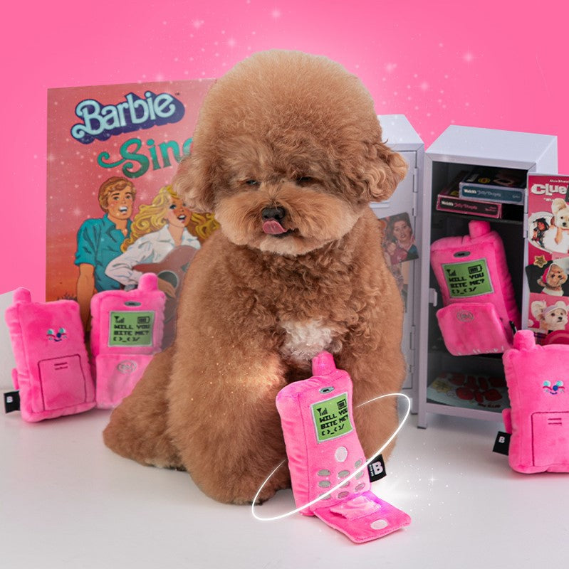 Cellphone Pattern Squeaky Dog Toy