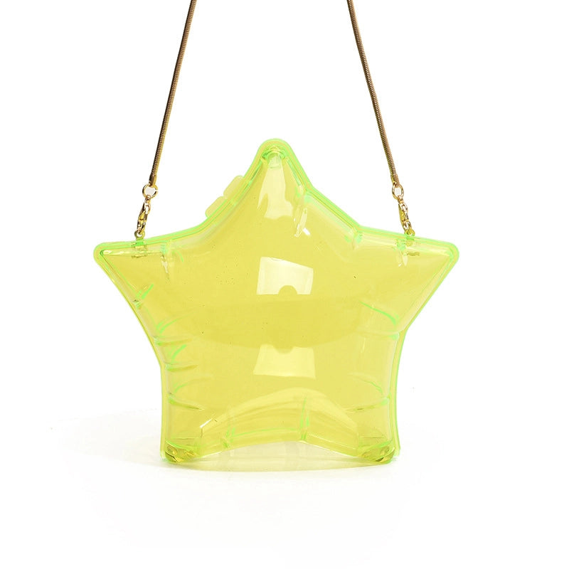 Women's PVC Solid Color Streetwear Lock Clasp Shoulder Bag