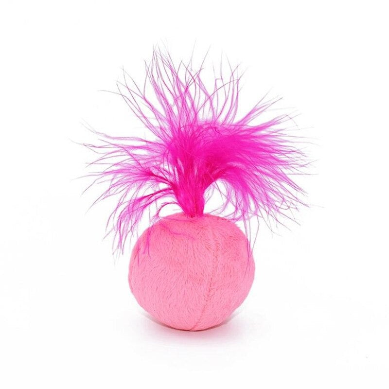 Cat Toy Sound Ball Hair