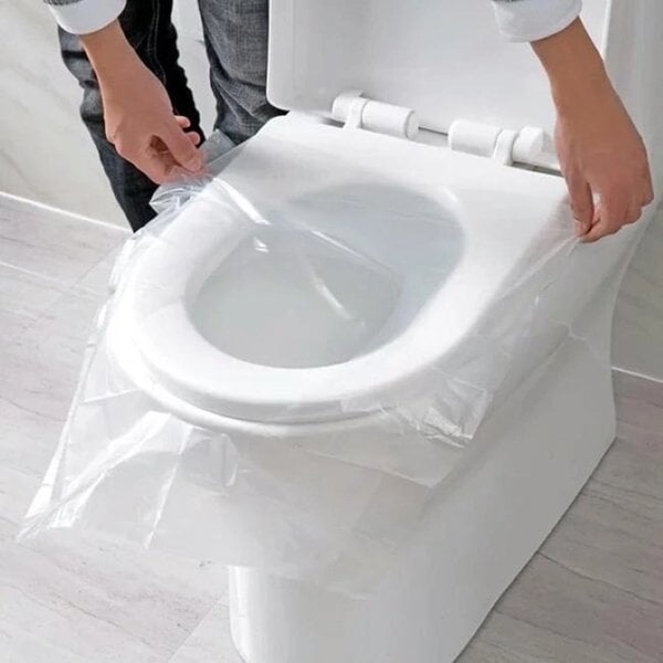 💥HUGE SALE - 48% OFF💥Biodegradable Disposable Plastic Toilet Seat Cover - No Worry Of Public Toilet Anymore👋