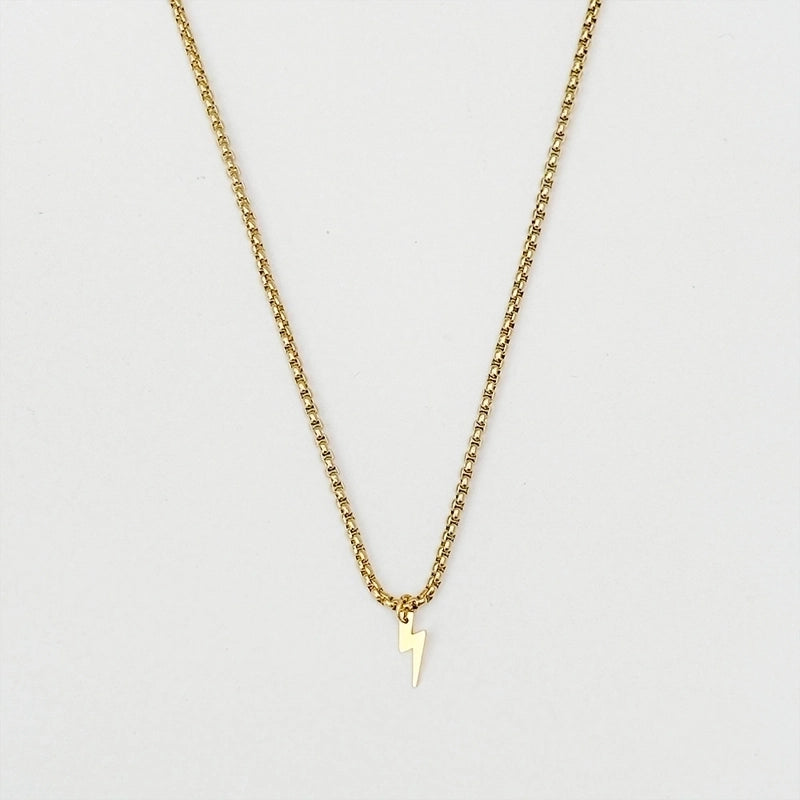 Retro Solid Color Titanium Steel Zircon 18K Gold Plated Plating Inlay Pendant Necklace