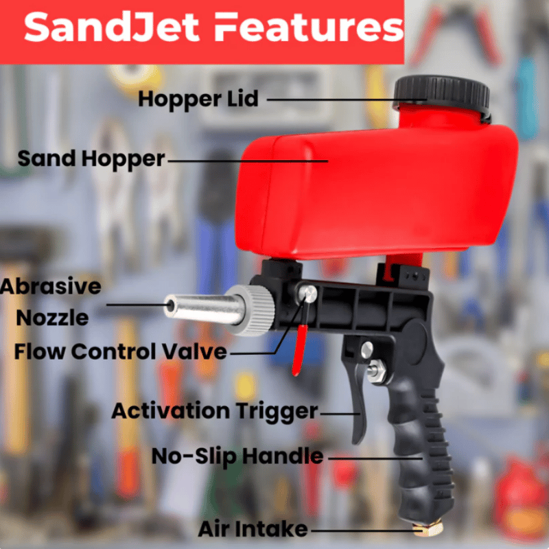 😎SandJet|Sandblaster for Stains & Rust(🔥Hot Sale 49% OFF)