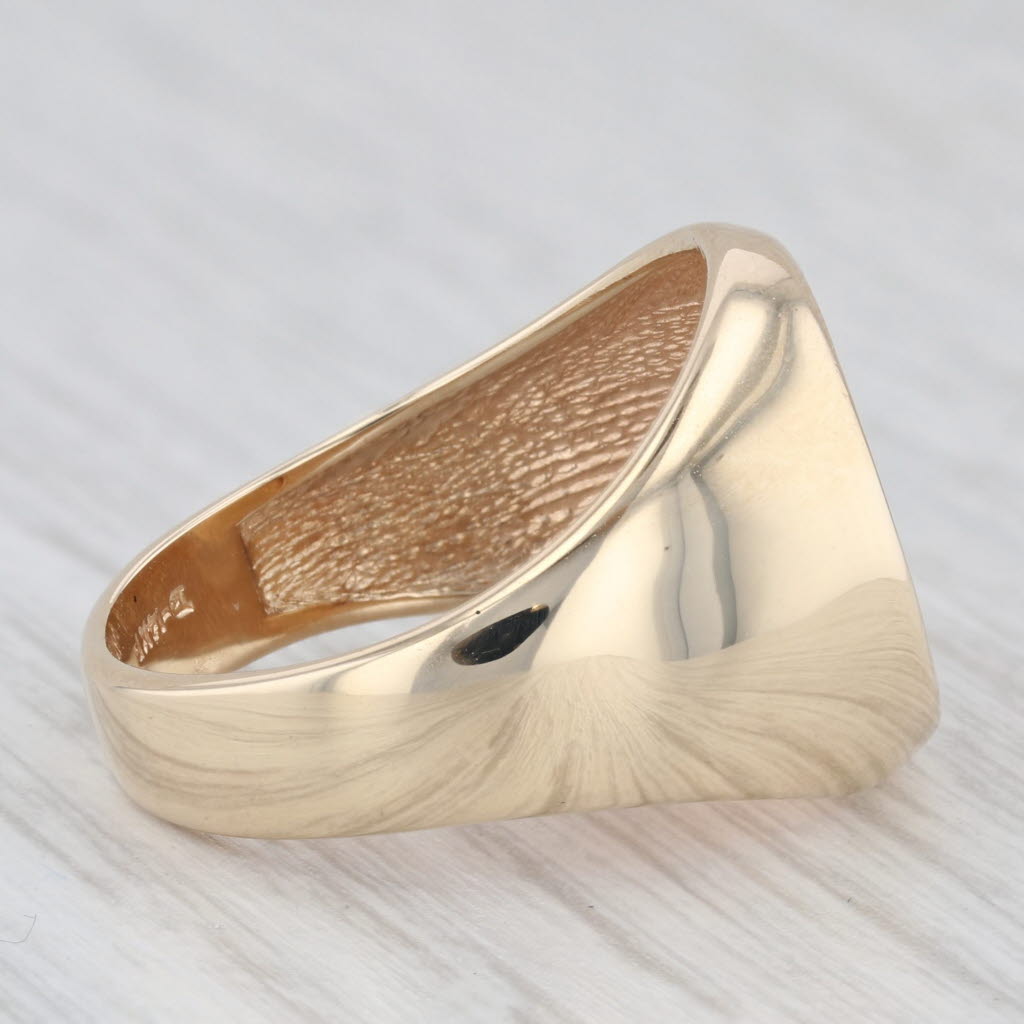 1945 Dos Pesos Coin Ring 14k 900 Yellow Gold Size 9 Mexico