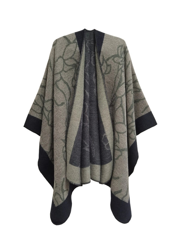 Women's Streetwear Geometric Acrylic Shawl