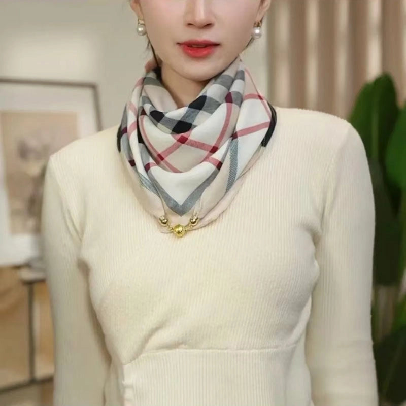 Women's Streetwear Printing Cotton And Linen Silk Scarf
