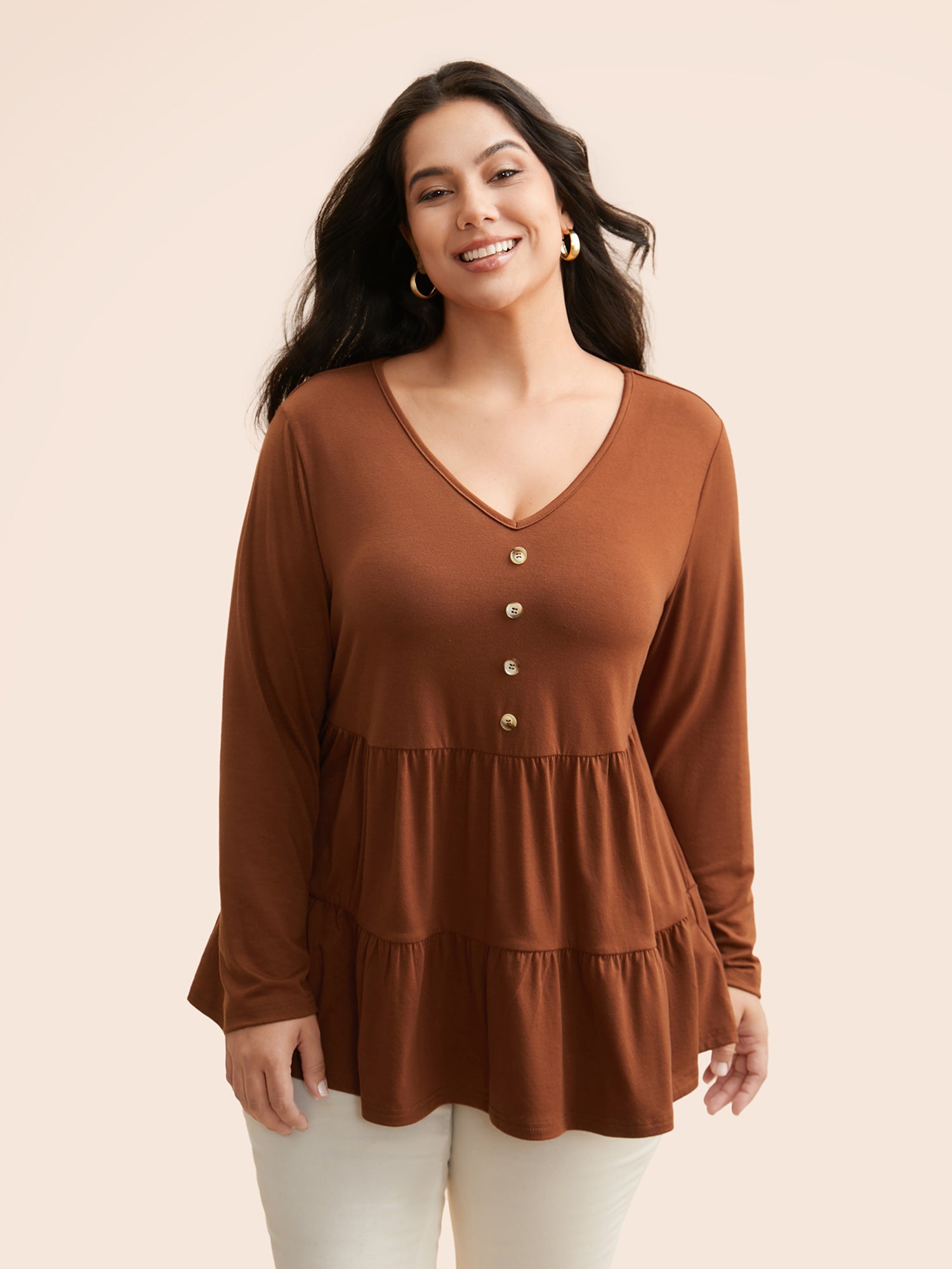 Supersoft Essentials A-Line Tiered Top