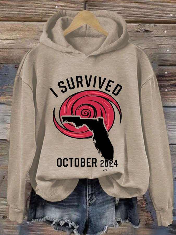 Women's I Survived OCTOBER 2024 Hoodie