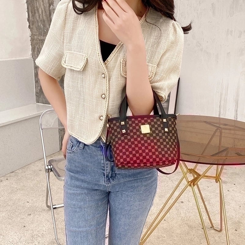 Women's Mini All Seasons Pu Leather Vintage Style Handbag