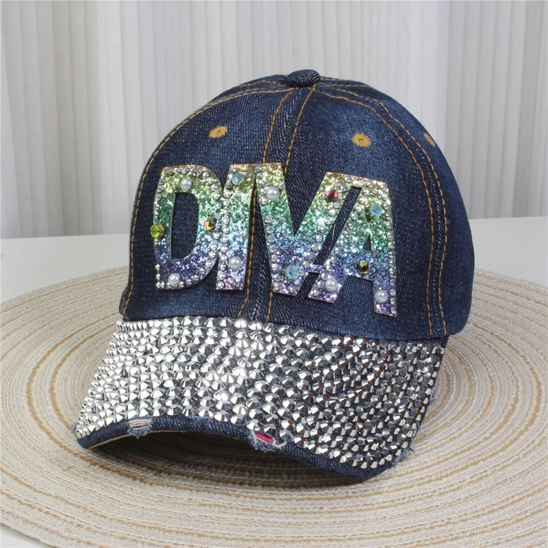 Unisex Minimalist Classic Style Letter Usa Butterfly Curved Eaves Baseball Cap
