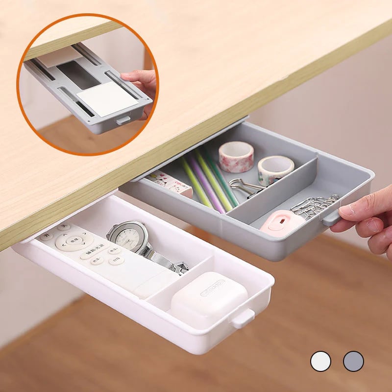 🔥Last Day Promotion 49% OFF - Under Desk Storage Drawer (💥Buy 2 Get Free Shipping💥)